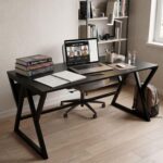 Kynes Computer Desk (Black/150 CM)