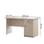 Study Table for Home Wooden Computer Table – Study Desk for Students & Adults, Writing