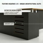 Executive L-Shaped Office Desk with Storage Cabinet