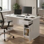 Study Table for Home Wooden Computer Table – Study Desk for Students & Adults, Writing