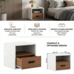 Side Tables for Bedroom with Drawers