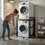 Heavy Duty Washing Machine Stand for Home