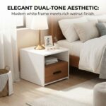 Side Tables for Bedroom with Drawers