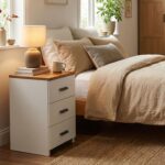 Bedside Table with Drawers