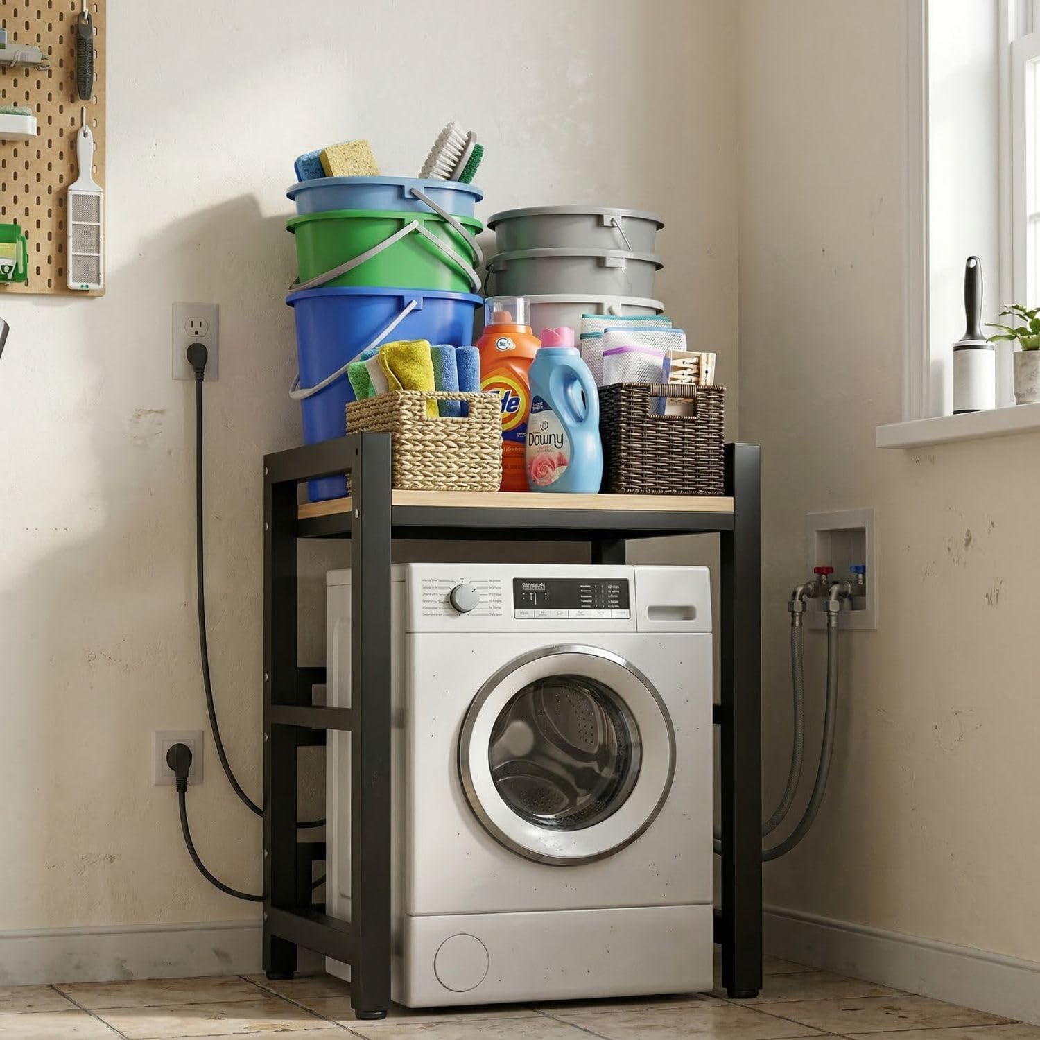 Heavy Duty Washing Machine Stand for Home