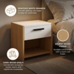 Side Tables for Bedroom with Drawers