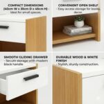 Side Tables for Bedroom with Drawers