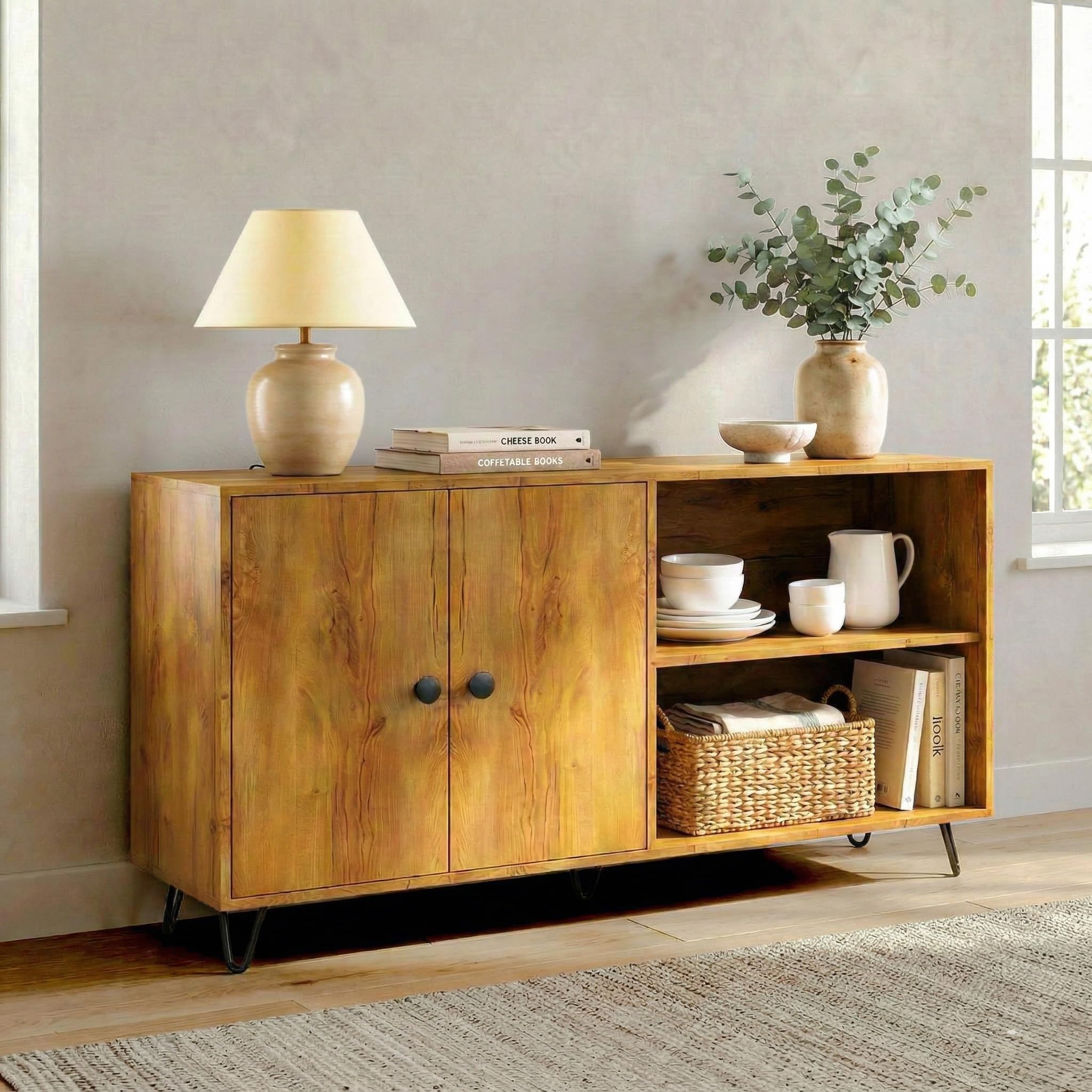 Wood Sideboard Cabinet