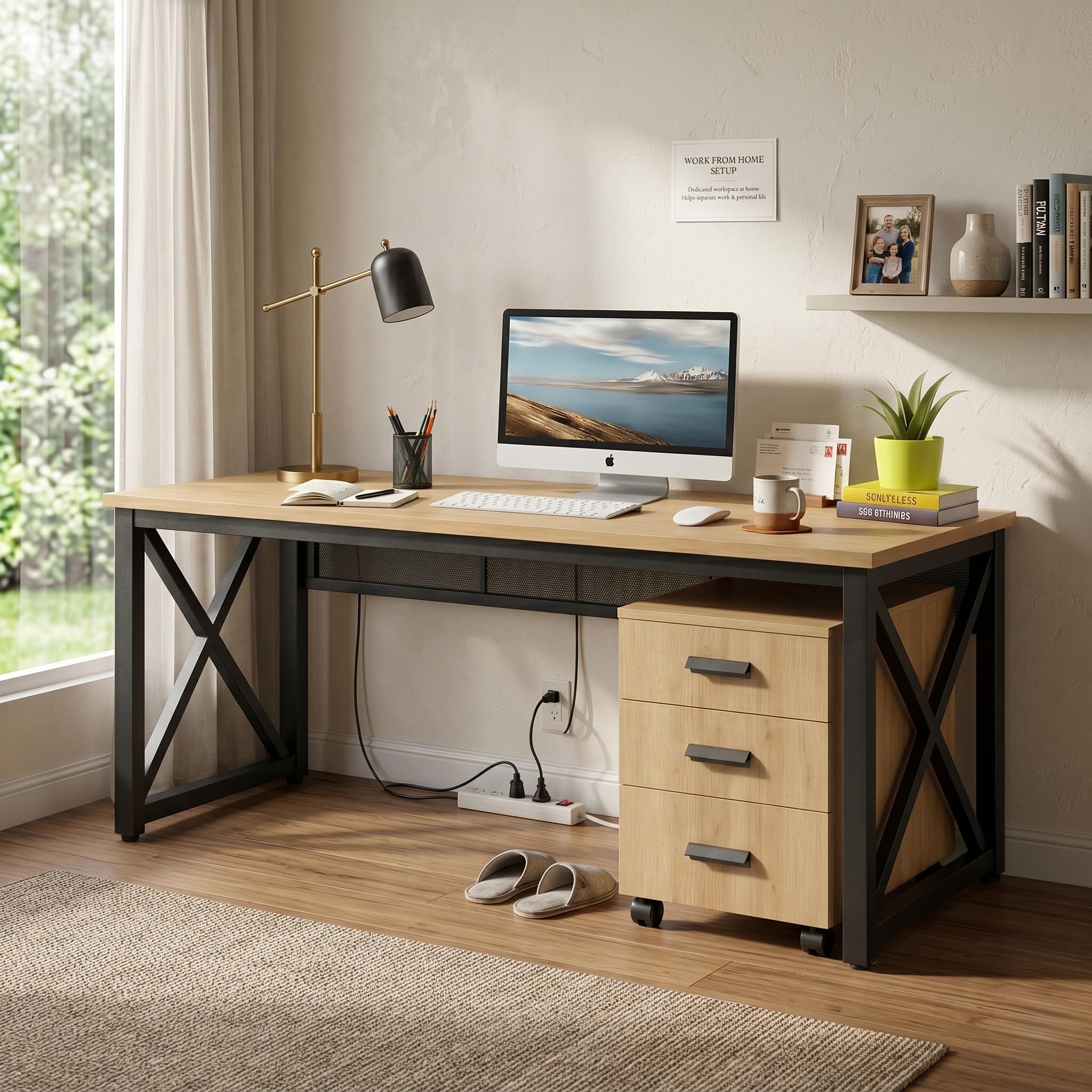 Computer Table with Storage