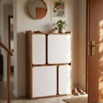 Shoe Rack for Home Wooden Finish